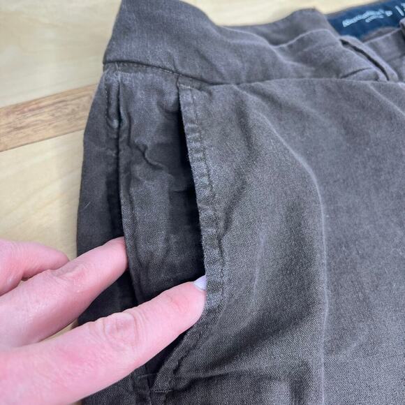 Abercrombie & Fitch Women's Brown Short Stretch Size 31 Summer Spring Chino - Picture 3 of 7